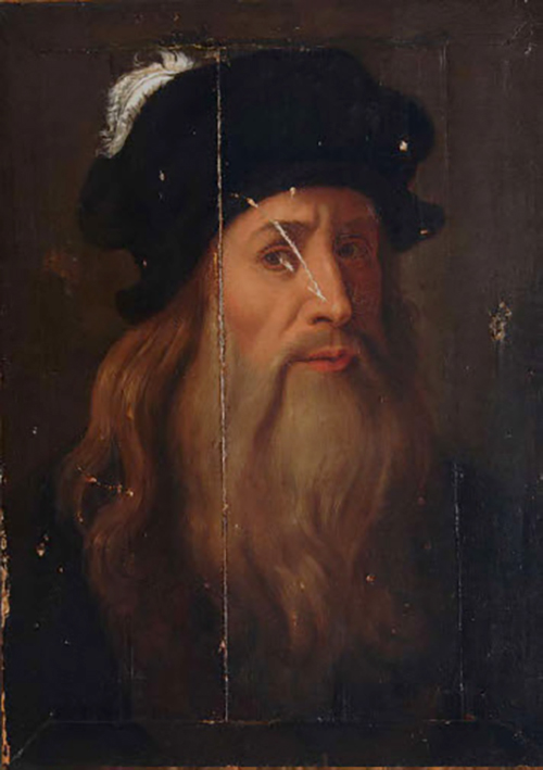 Lucan portrait of a man by Leonardo da Vinci by Leonardo da Vinci