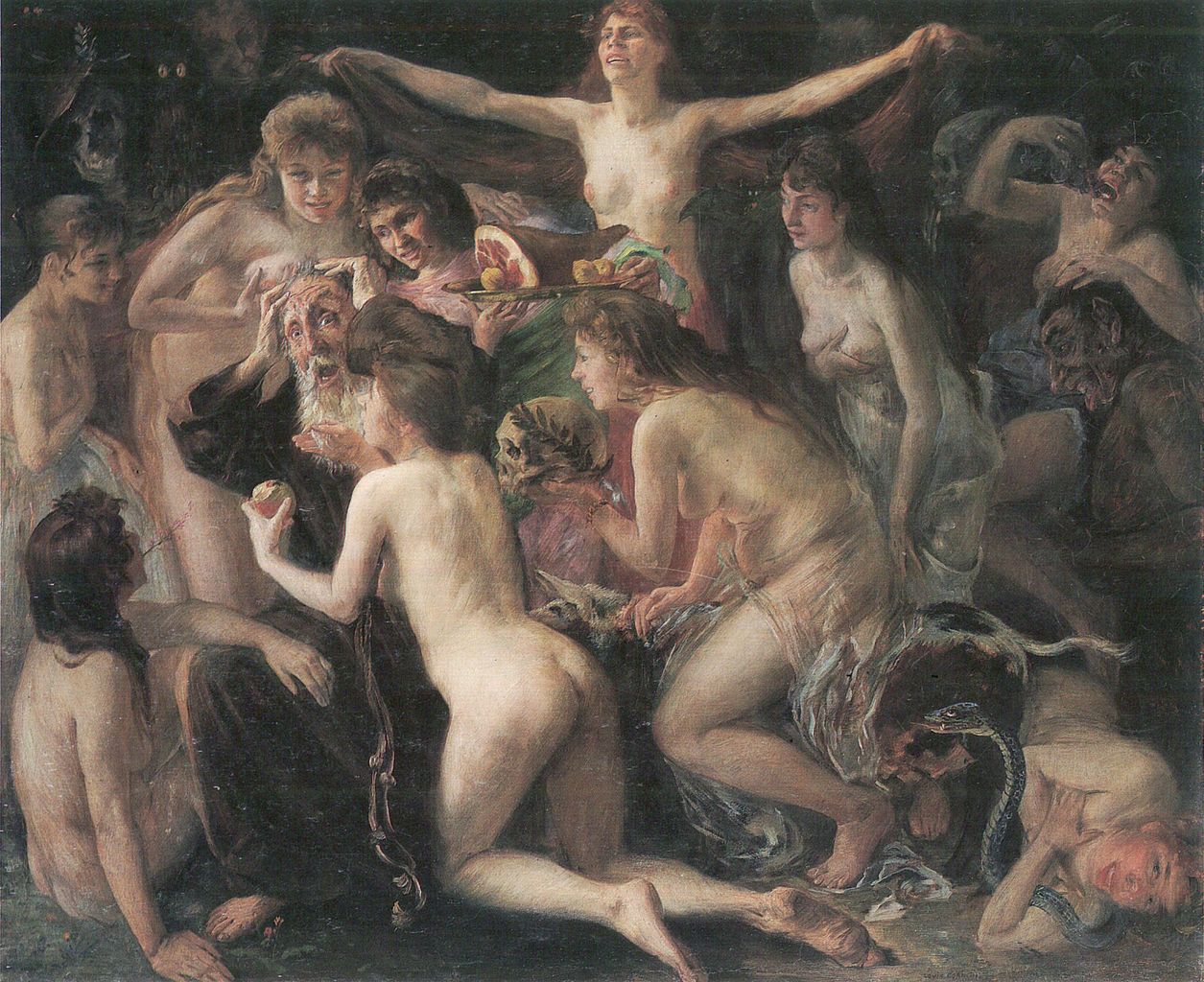 Die Versuchung des heiligen Antonius by Lovis Corinth