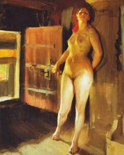 Flickan på loftet by Anders Zorn