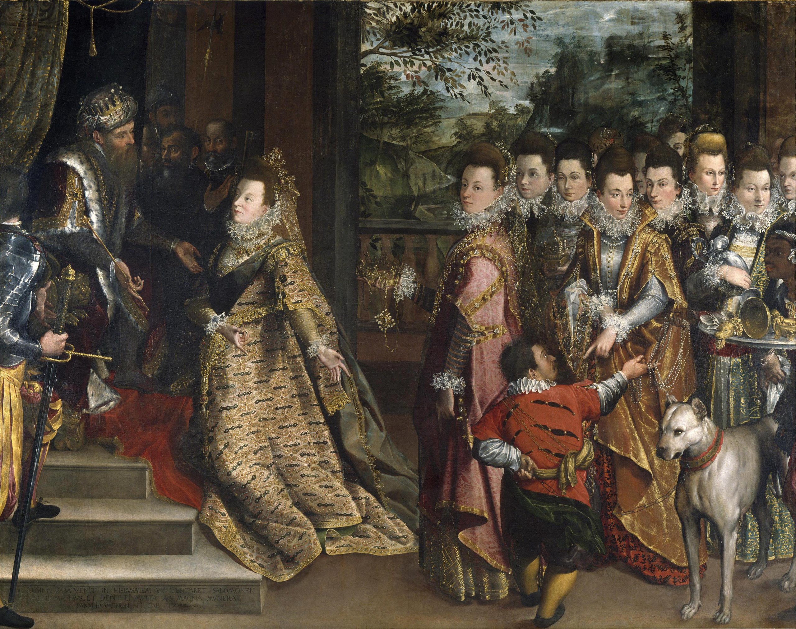 The Visit of the Queen of Sheba to King Solomon by Lavinia Fontana