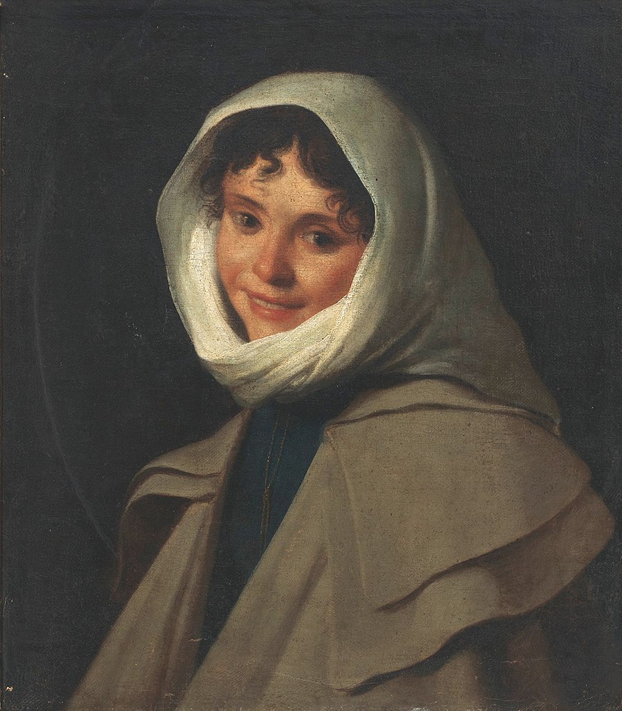 Presumed portrait of Constance Mayer by Pierre-Paul Prud'hon