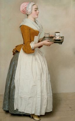 The Chocolate Girl by Jean-Étienne Liotard