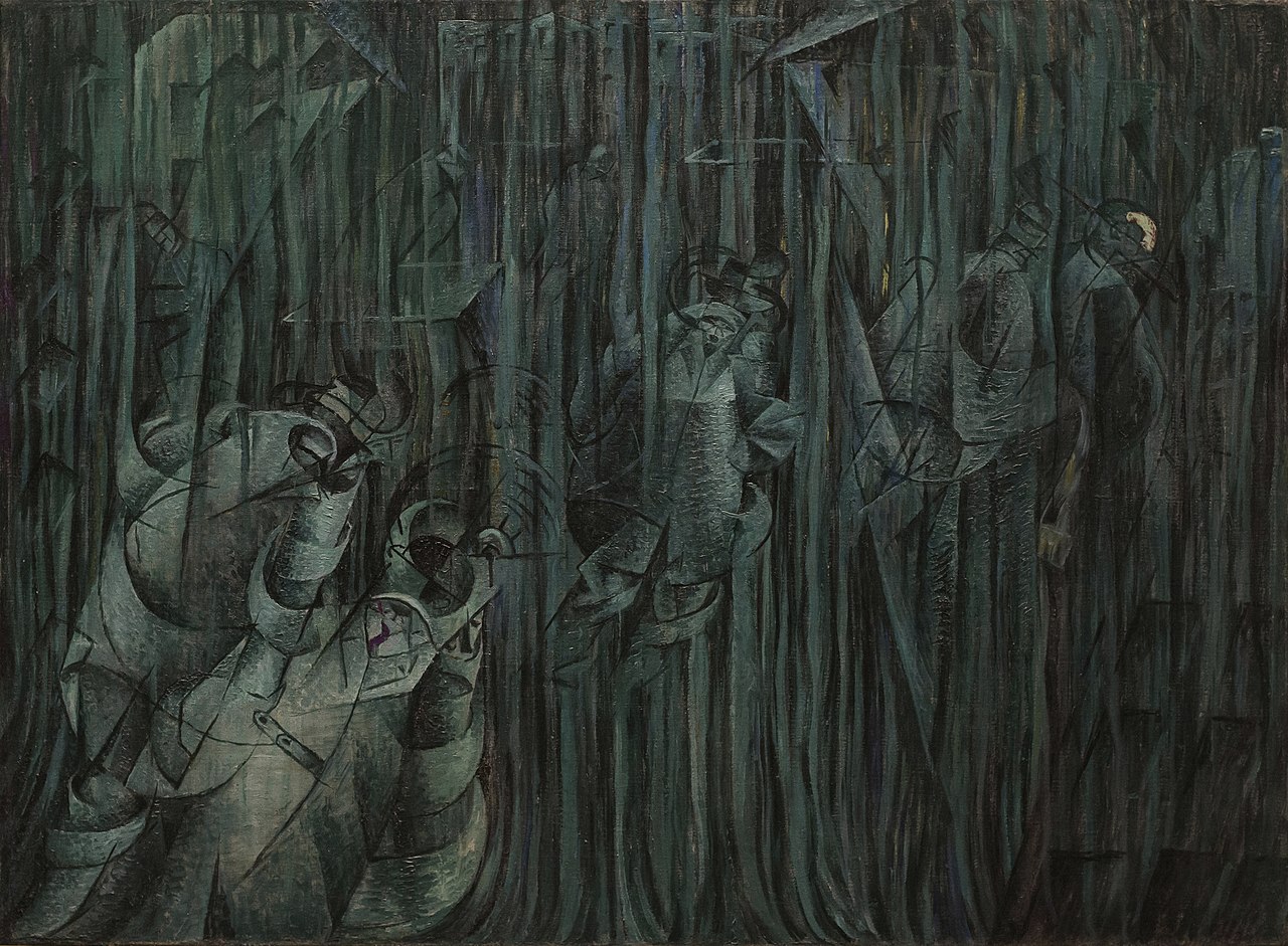 States of Mind III; Those Who Stay, Umberto Boccioni