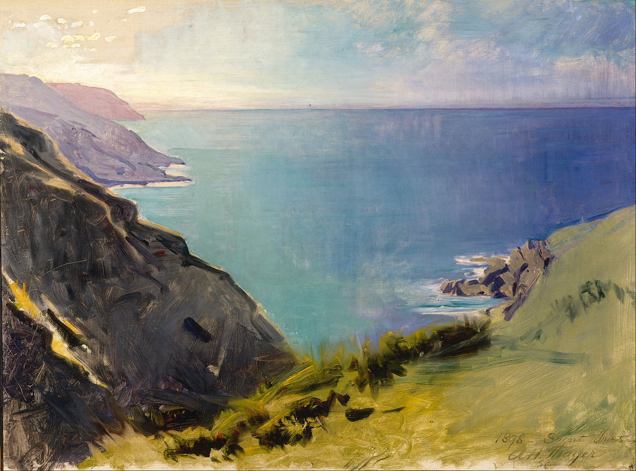 Cornish Headlands by Abbott Handerson Thayer