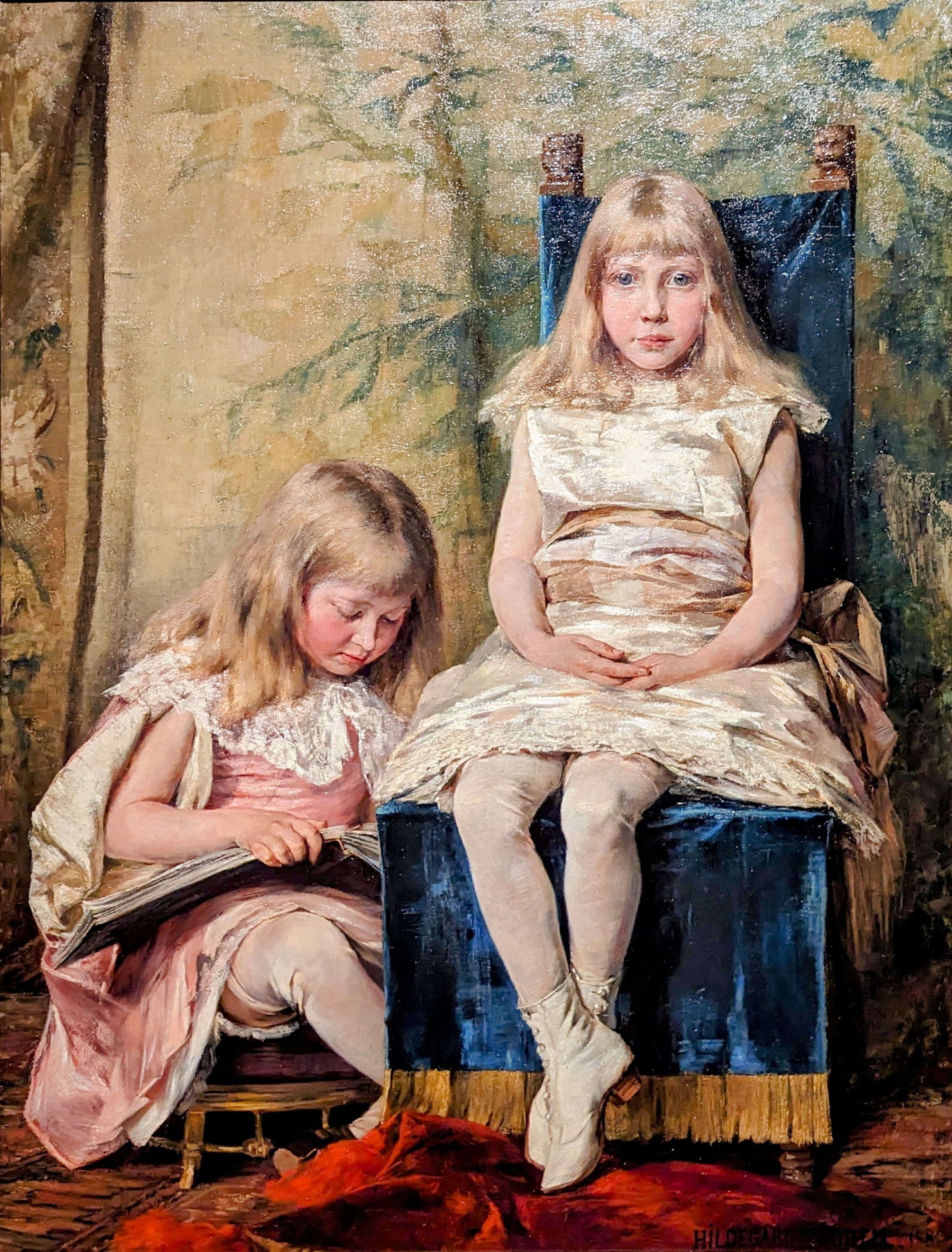 Barnen Hildegard och Alfhild Tamm by Hildegard Thorell