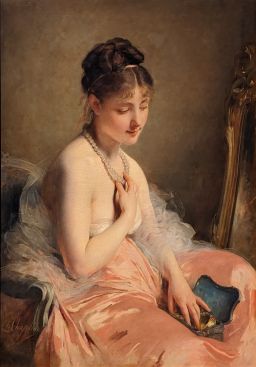 The Pearl-Necklace by Charles Joshua Chaplin