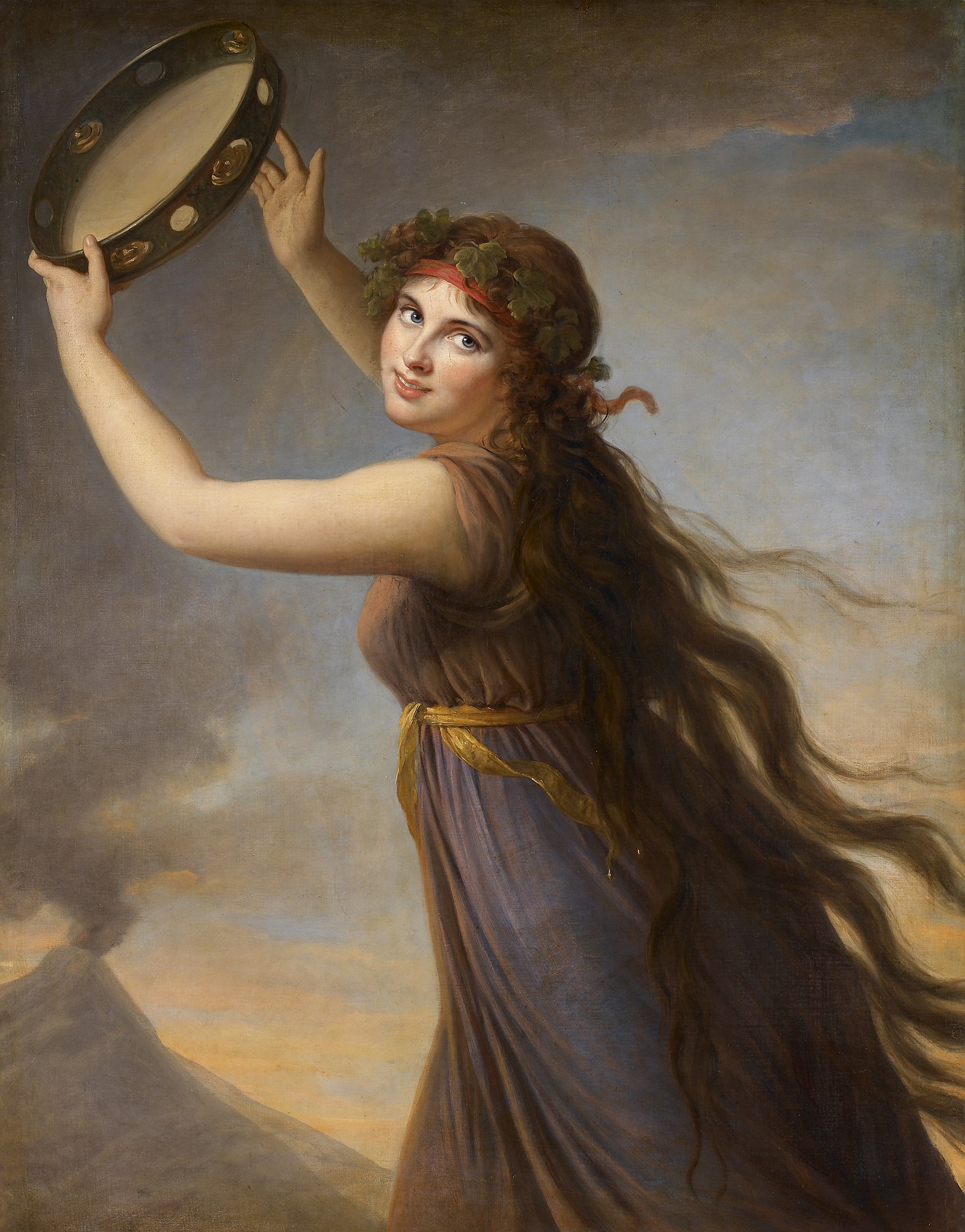 Portrait of Lady Hamilton as a Bacchante by Elisabeth Vigée Le Brun