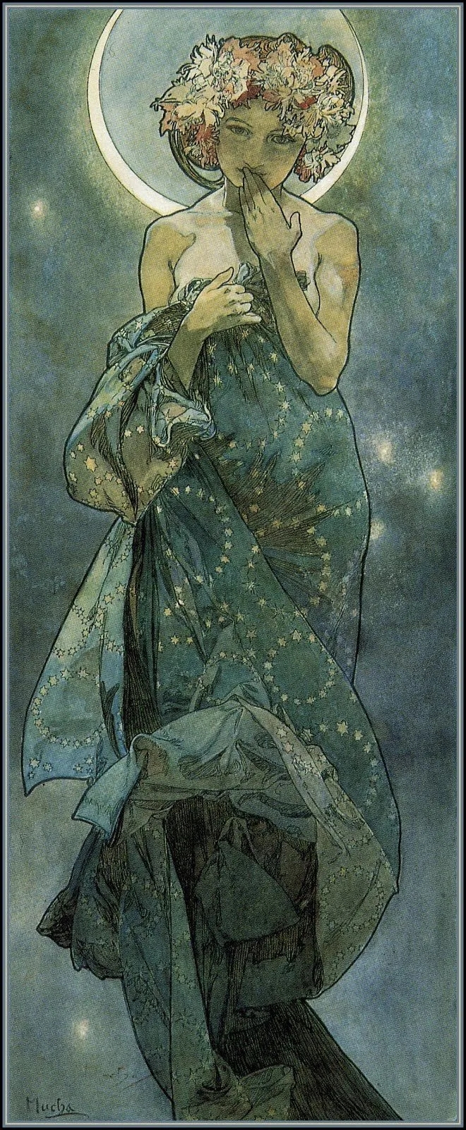 The Moon and the Stars, Alphonse Mucha
