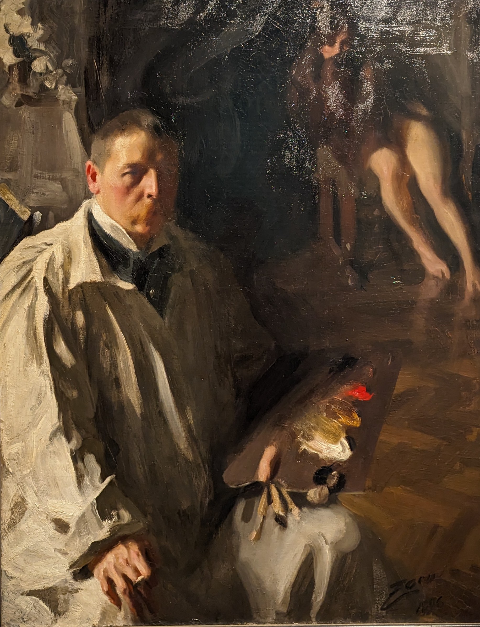 Självporträtt by Anders Zorn