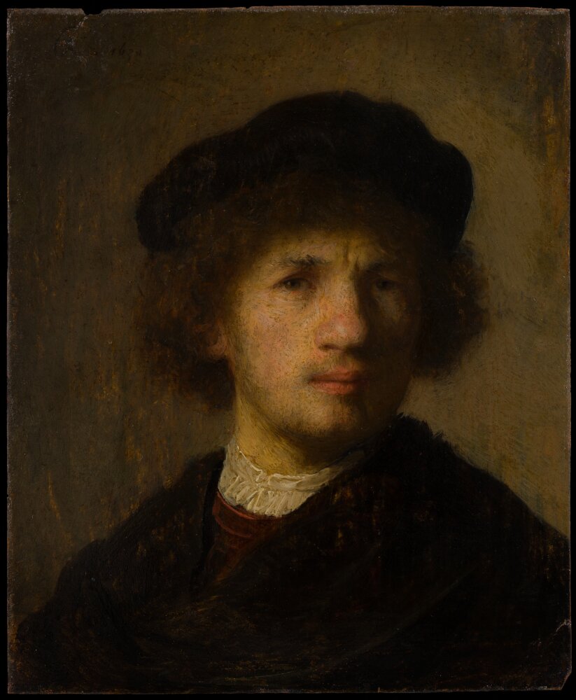 Self portrait  by Rembrandt