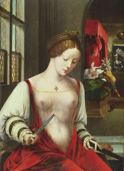 Death of Lucretia by Ambrosius Benson