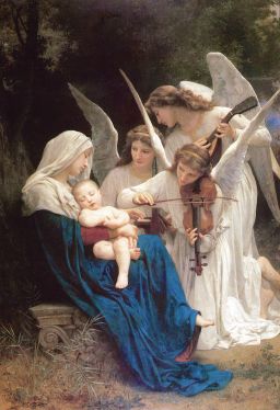 The Virgin of the angels by William-Adolphe Bouguereau