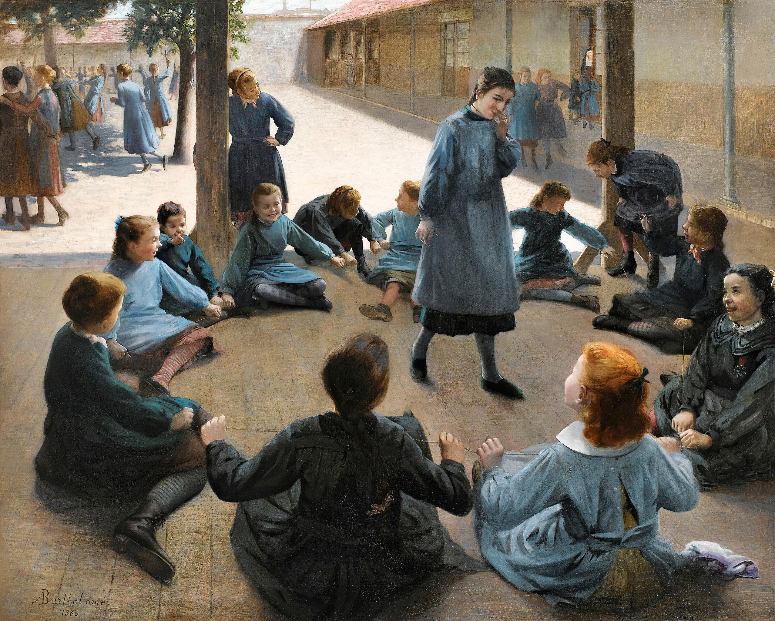 The ferret game, Albert Bartholomé