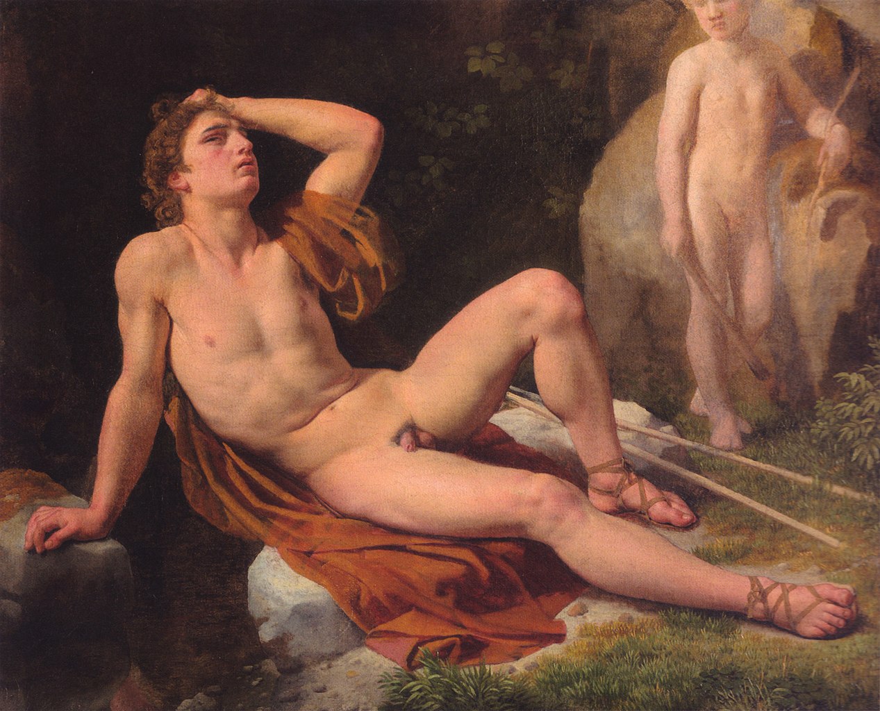 Narcissus by Christoffer Wilhelm Eckersberg