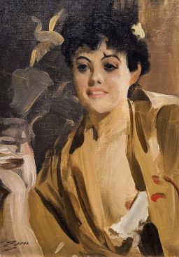 Cigarrettrökerskan (Studie)  by Anders Zorn