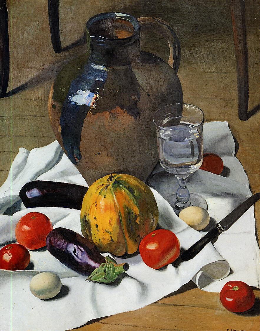 Nature morte avec cruche en terre cuite by Félix Vallotton