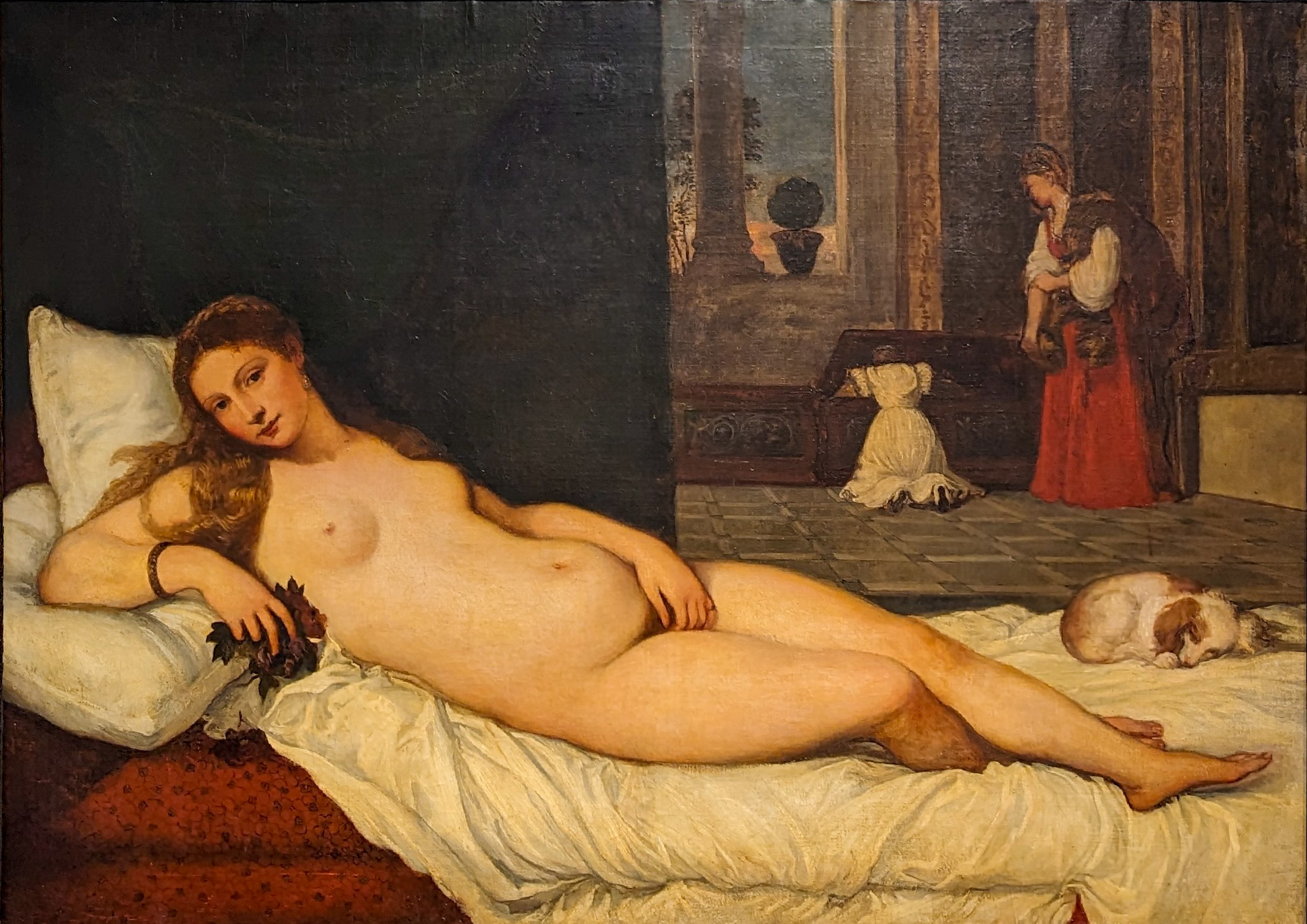 Venus från Urbino, Kopia efter Titian by Ernst Josephson