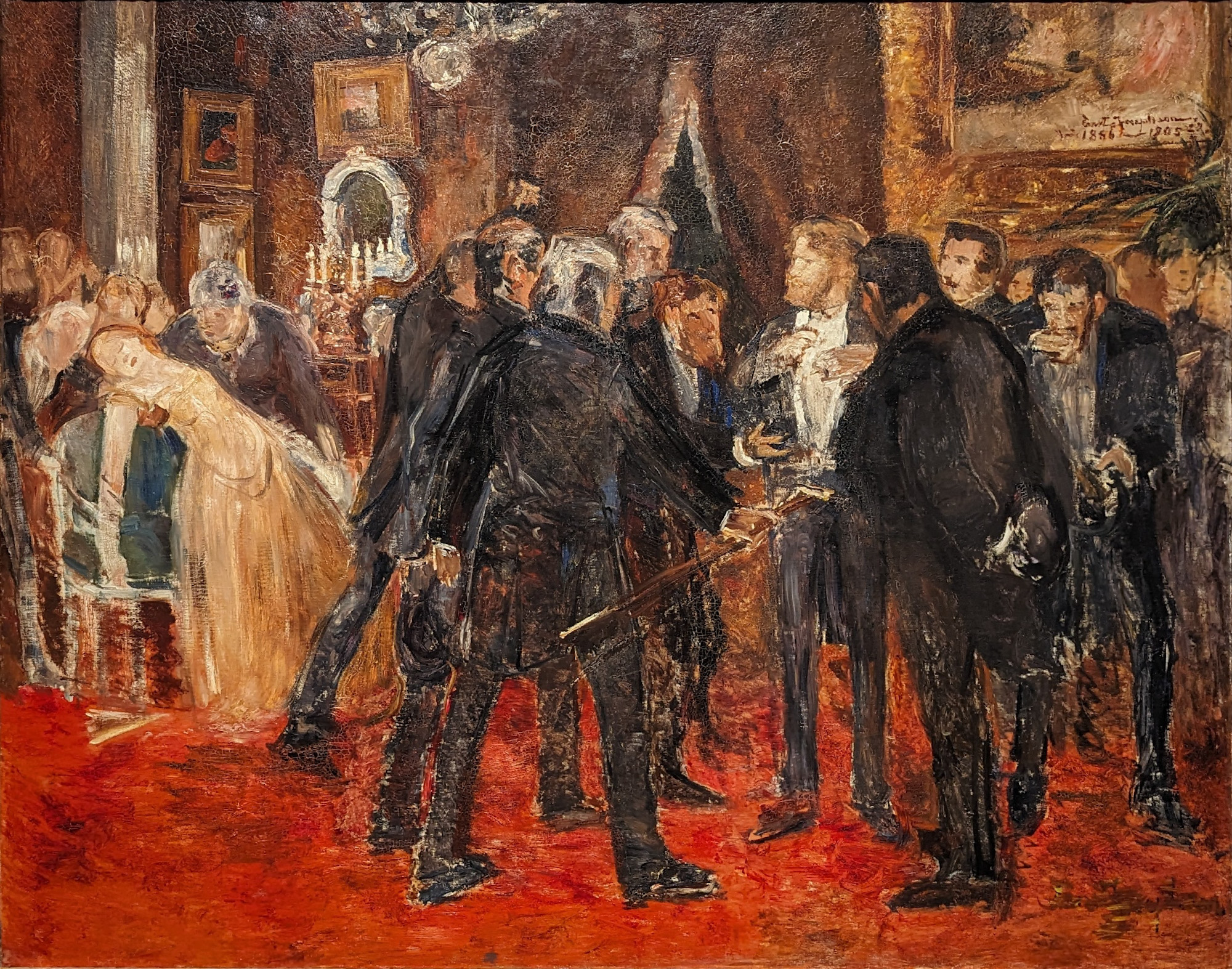 En Skandal i Societeten, Falskspelaren by Ernst Josephson