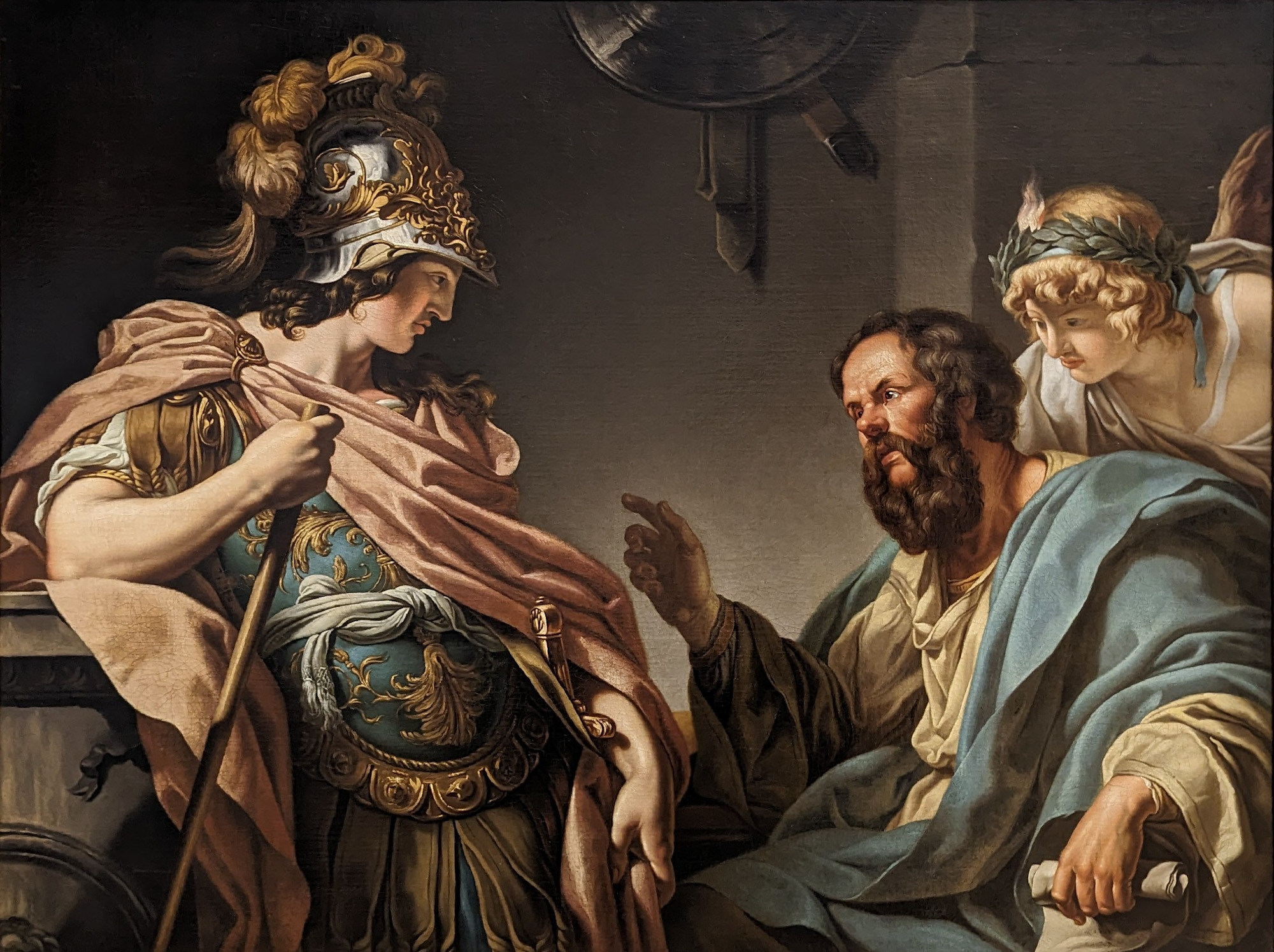 Alcibiades Being Taught by Socrates by François-André Vincent