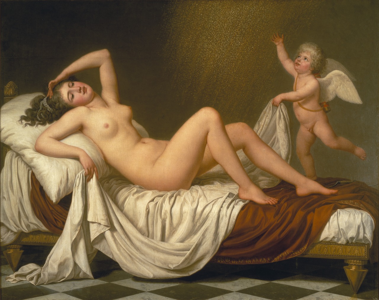 Danaë and the Shower of Gold, Adolf Ulrik Wertmüller