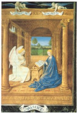 Annunciation by Jean Fouquet