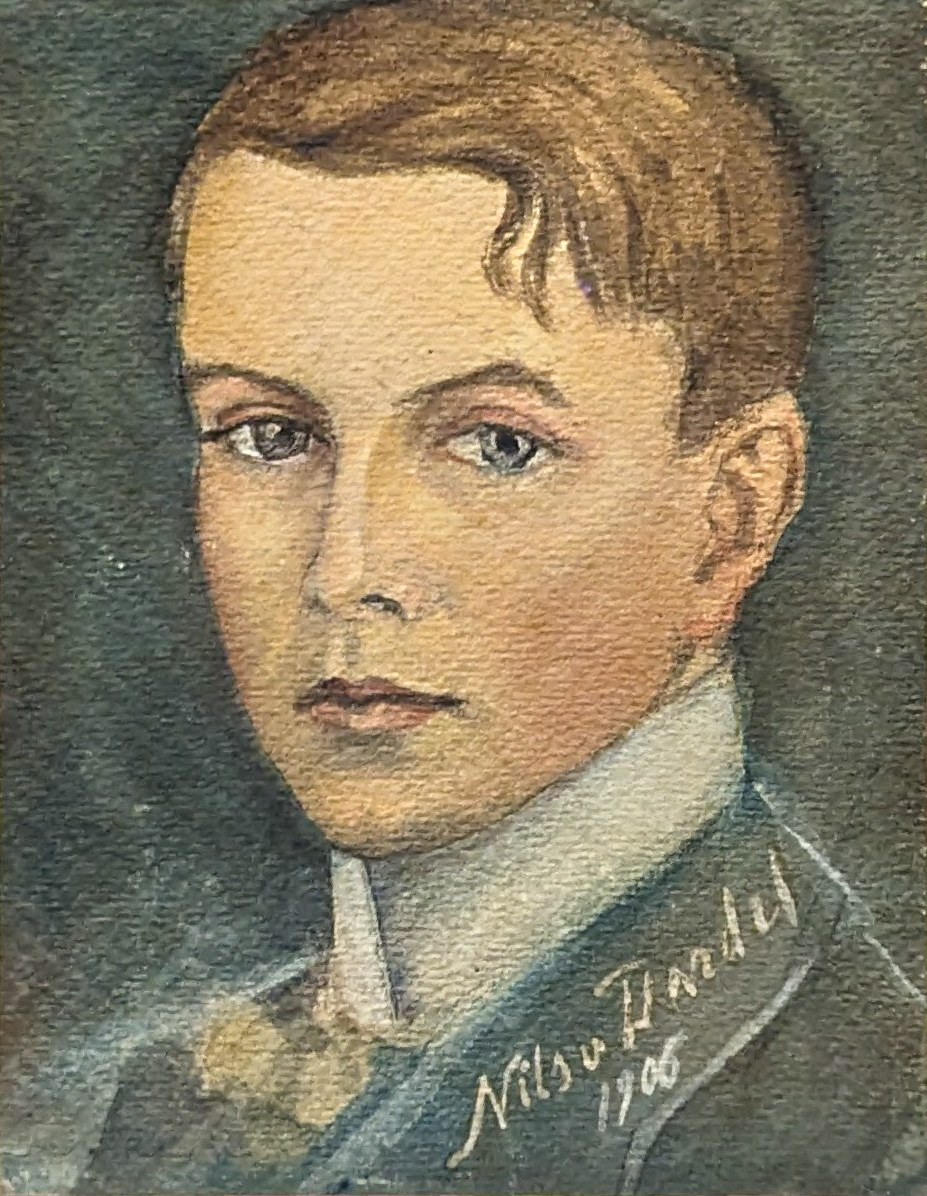 Självporträtt by Nils Dardel