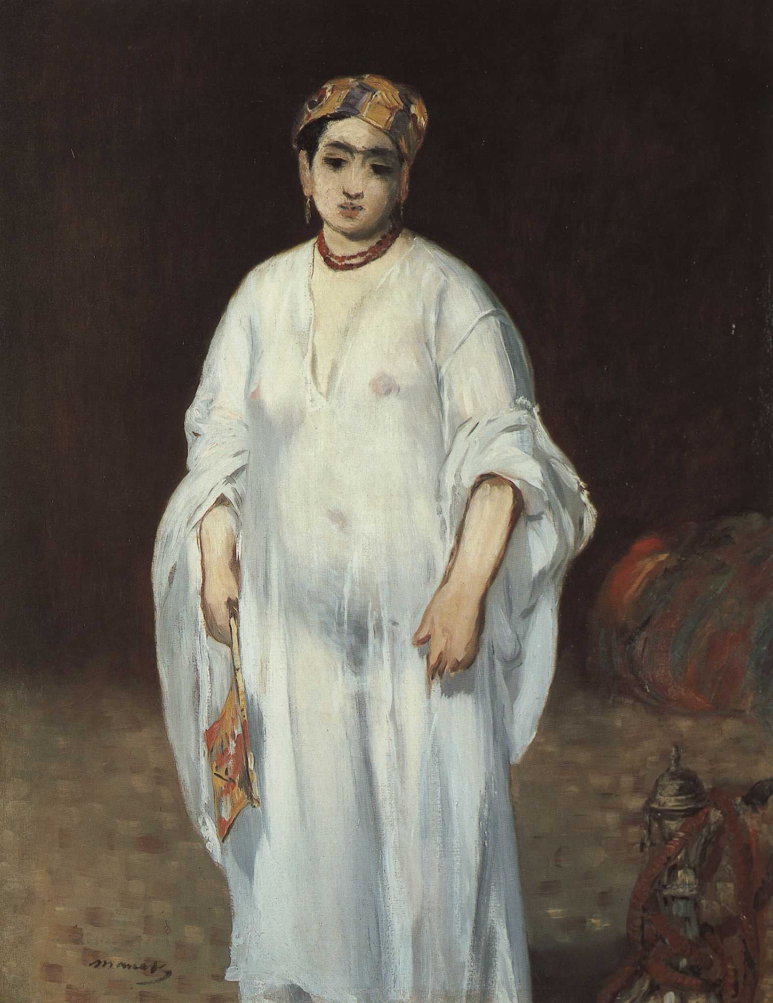Young Woman in Oriental Garb, Édouard Manet