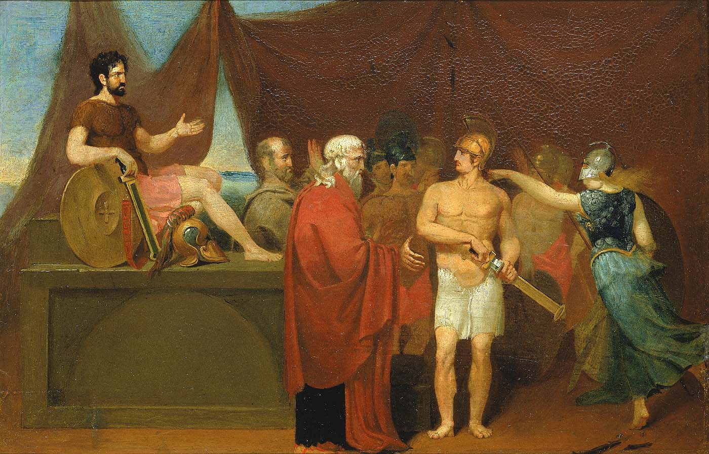 Quarrel of Achilles and Agamemnon by William Page