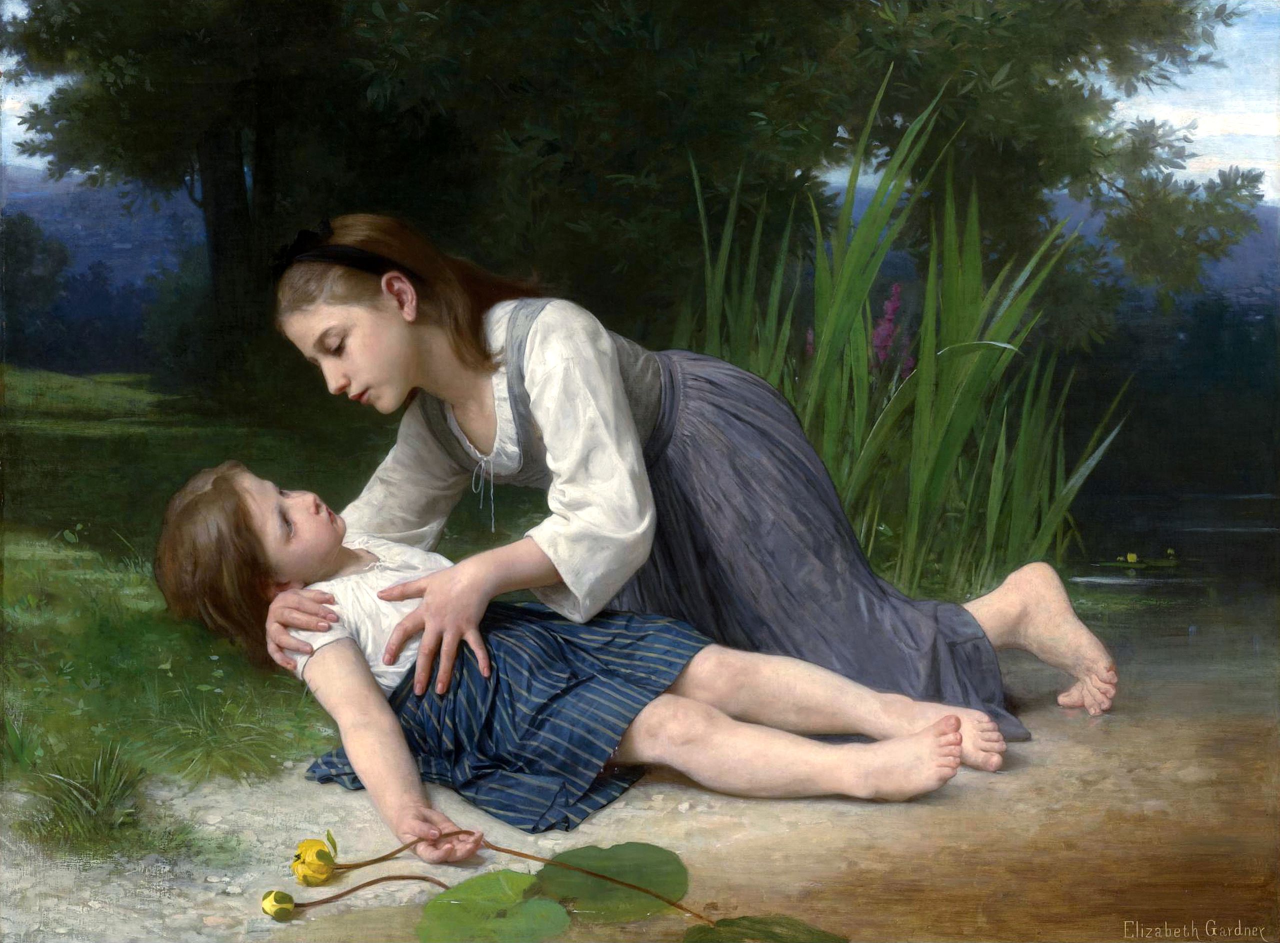 L'imprudente by Elizabeth Jane Gardner Bouguereau