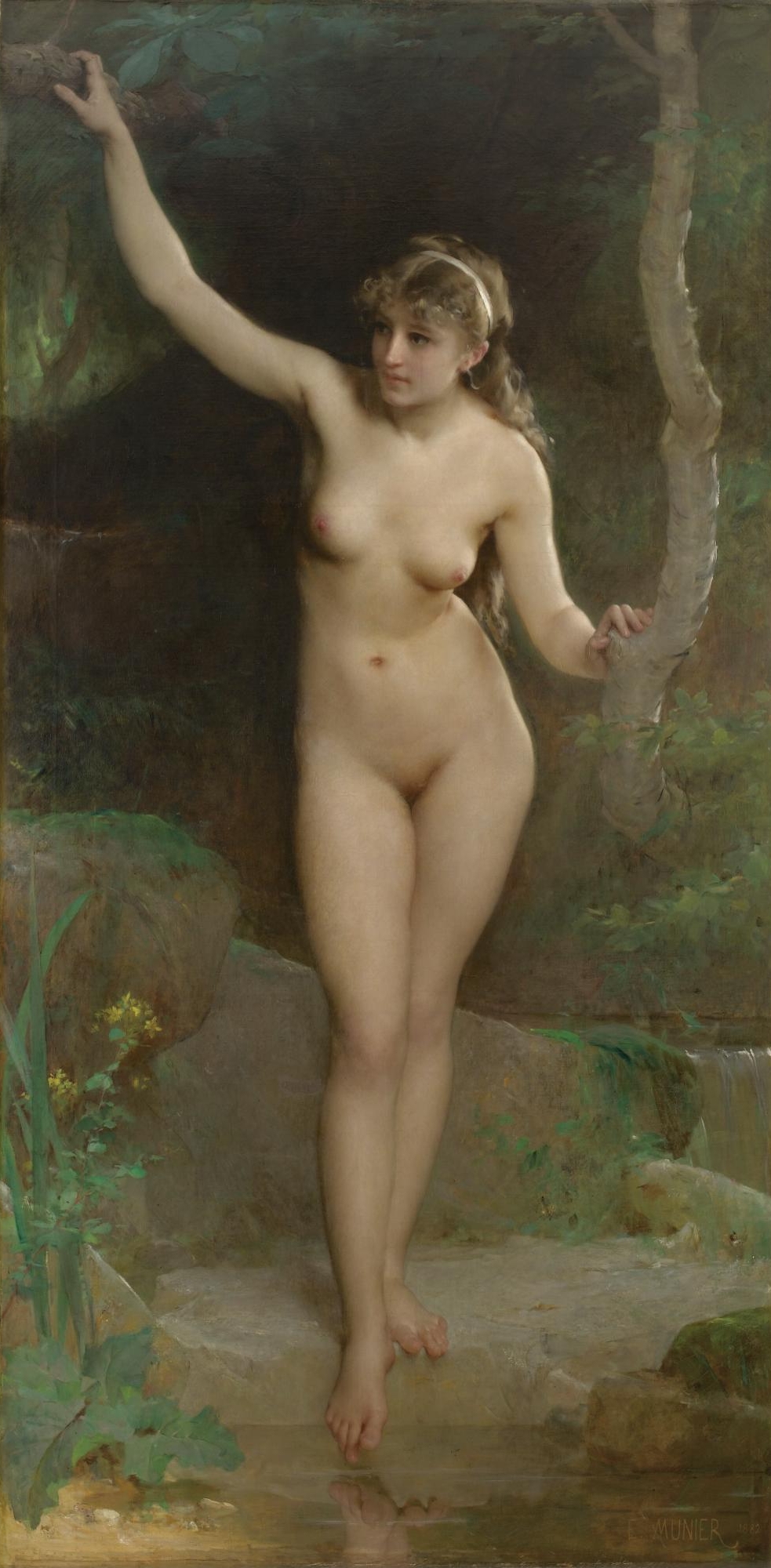 La baigneuse by Émile Munier