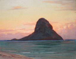 Mokoli'i Island at Twilight by David Howard Hitchcock