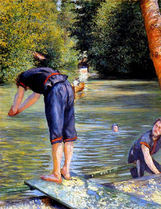 Bathers, Gustave Caillebotte