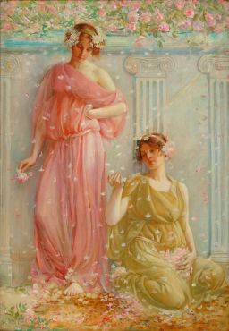 A Summer Shower by Charles Louis Hinton