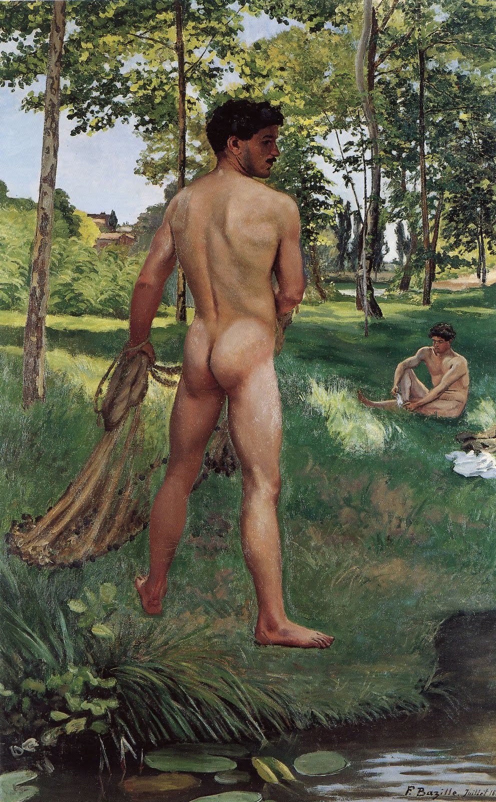 Pêcheur à l'épervier by Frédéric Bazille