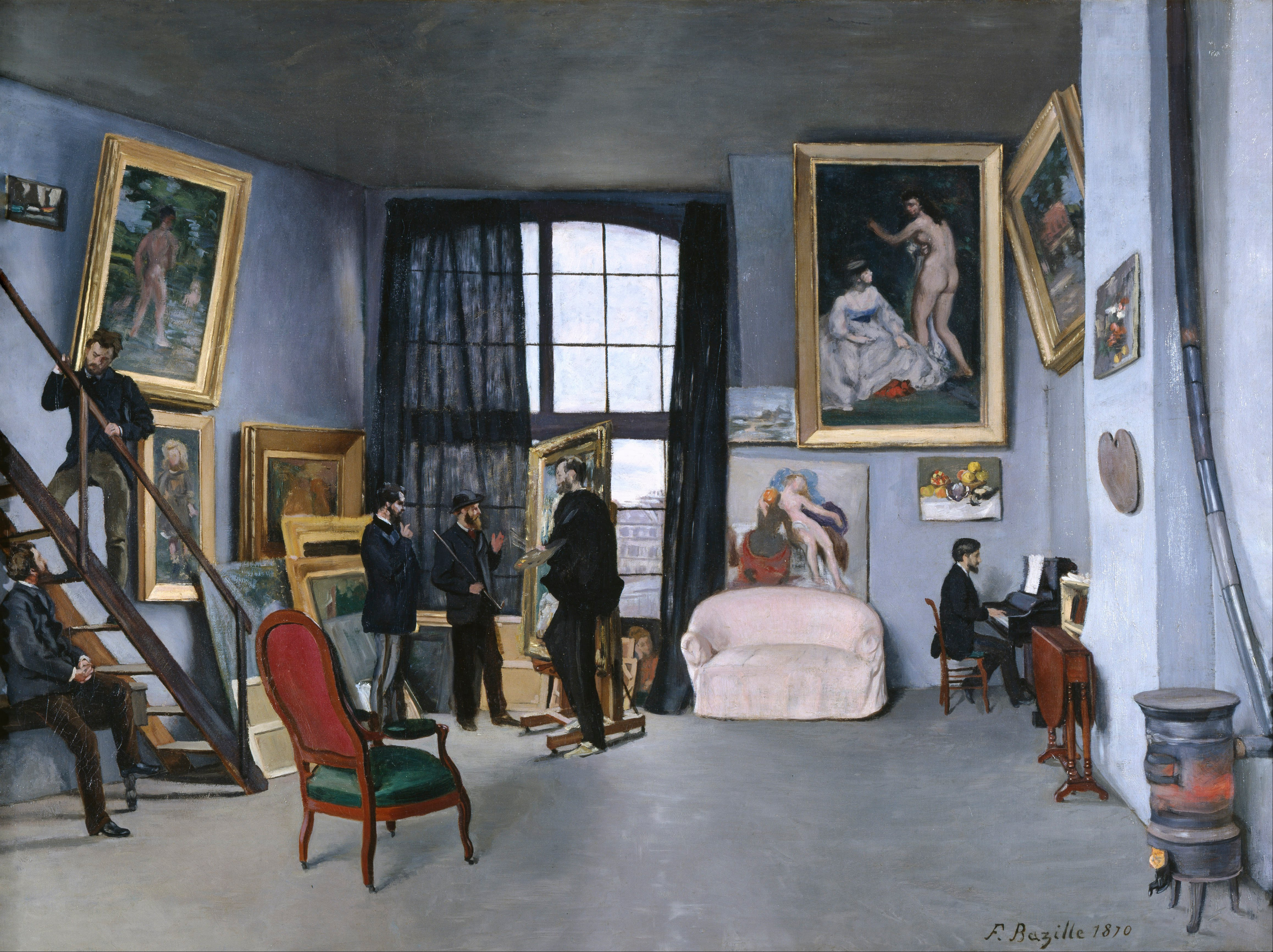 Bazille's Studio, Frédéric Bazille