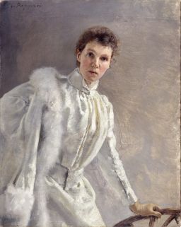 Self-portrait by Clara von Rappard