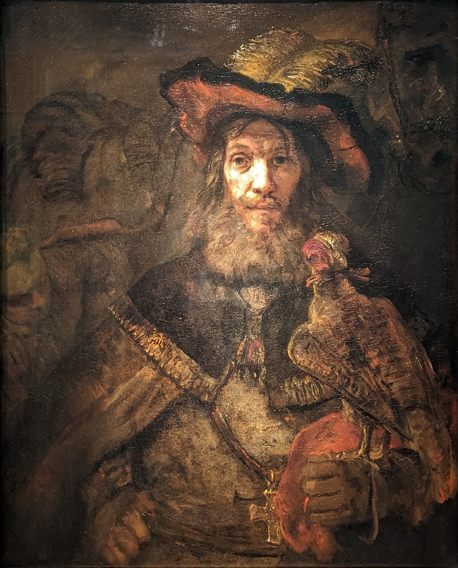 The Knight with the Falcon by Rembrandt