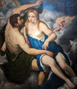 Jupiter and Io by Paris Bordone