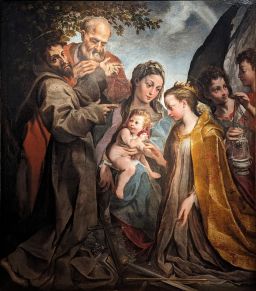 The Mystic Marriage of St Catherine by Ludovico Carracci