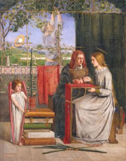 The Girlhood of Mary Virgin by Dante Gabriel Rossetti