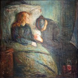 Den Sjuka Flickan by Edvard Munch