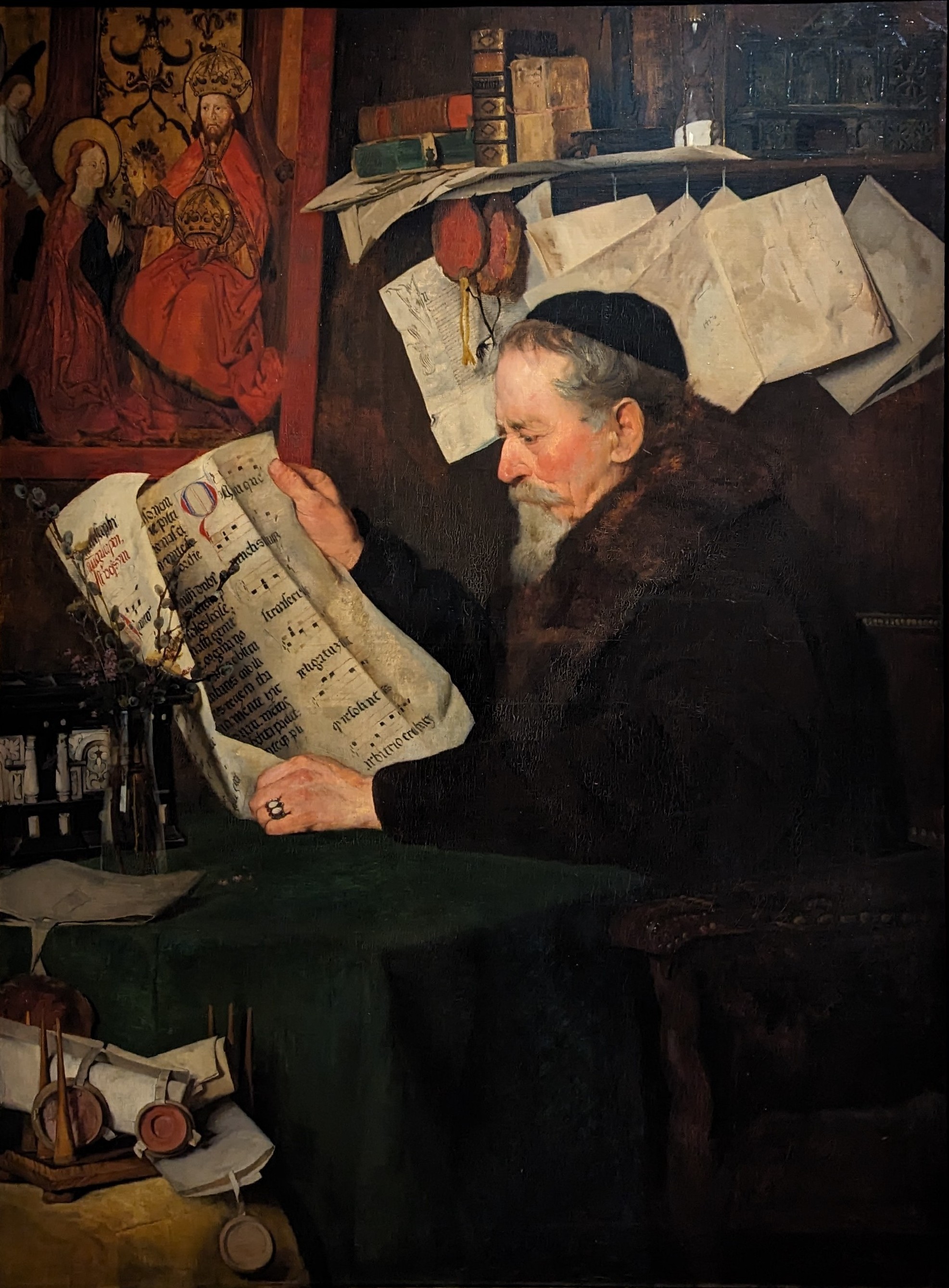 En Lärd by Harriet Backer