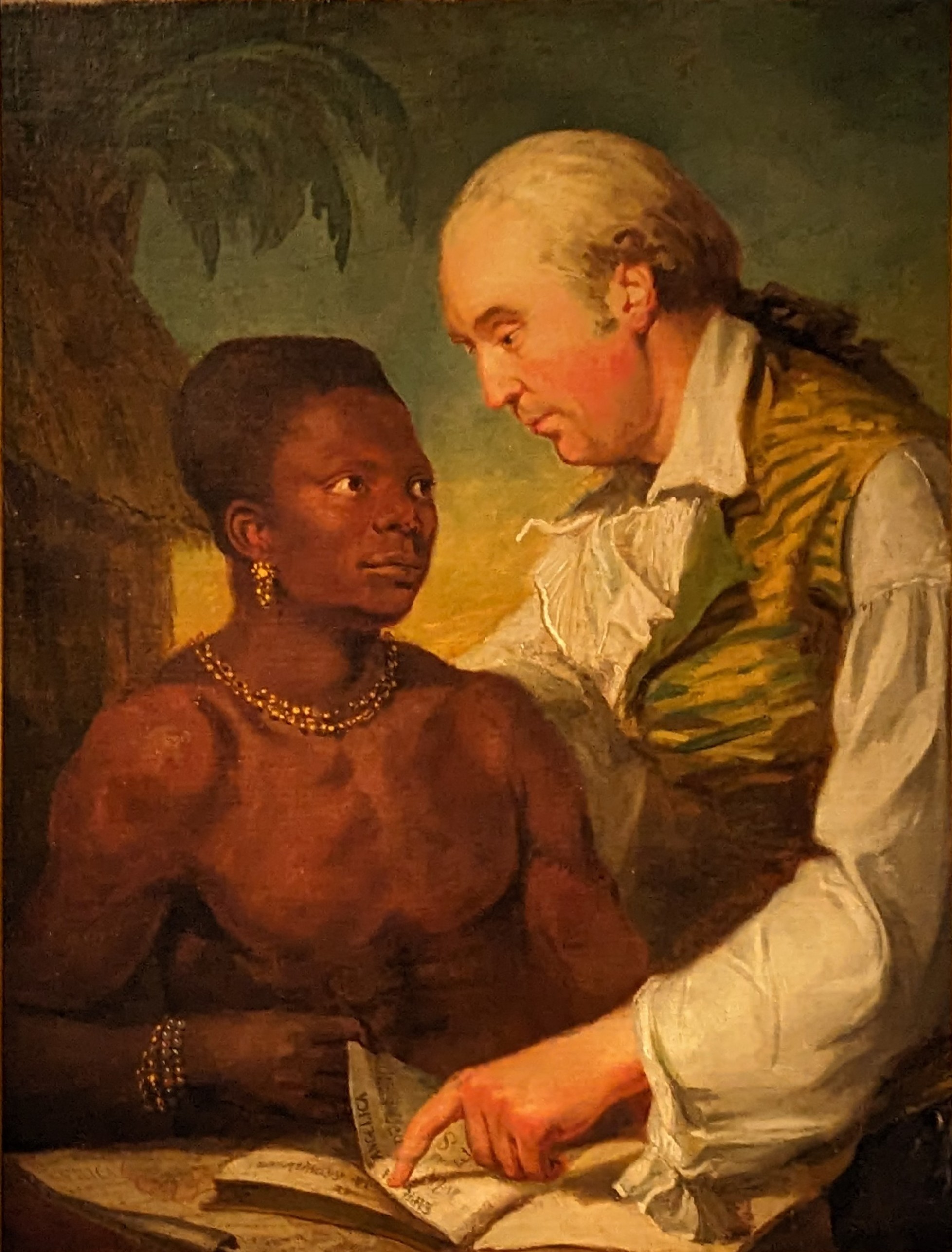 Prince Peter Panah och Carl Bernhard Wadström by Carl Frederik von Breda