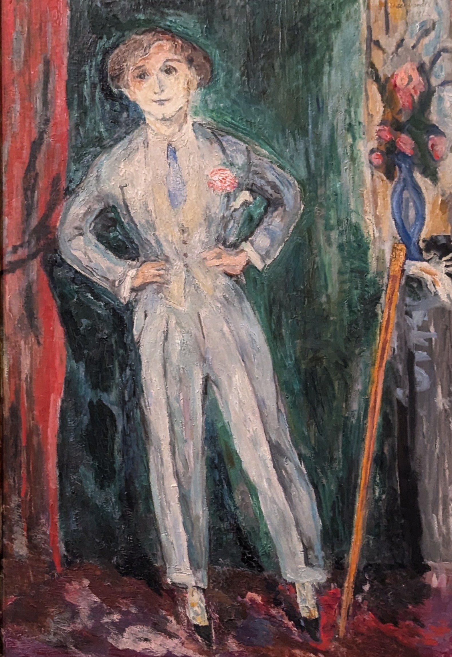 Porträtt av Maurice Rostand by Nils Dardel