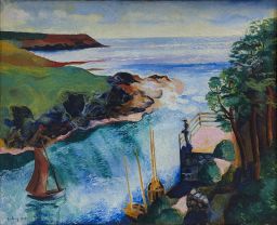 Morze w Saint Maxime by Moïse Kisling