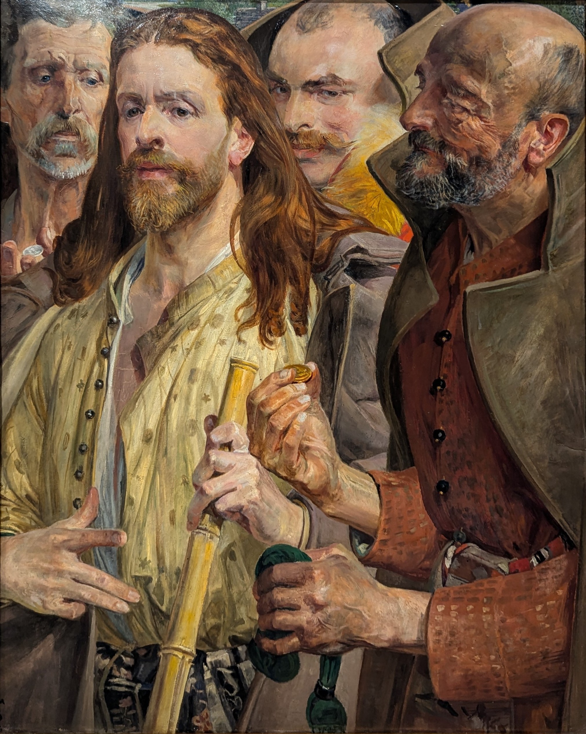 Grosz czynszowy - Triptyk (II) by Jacek Malczewski