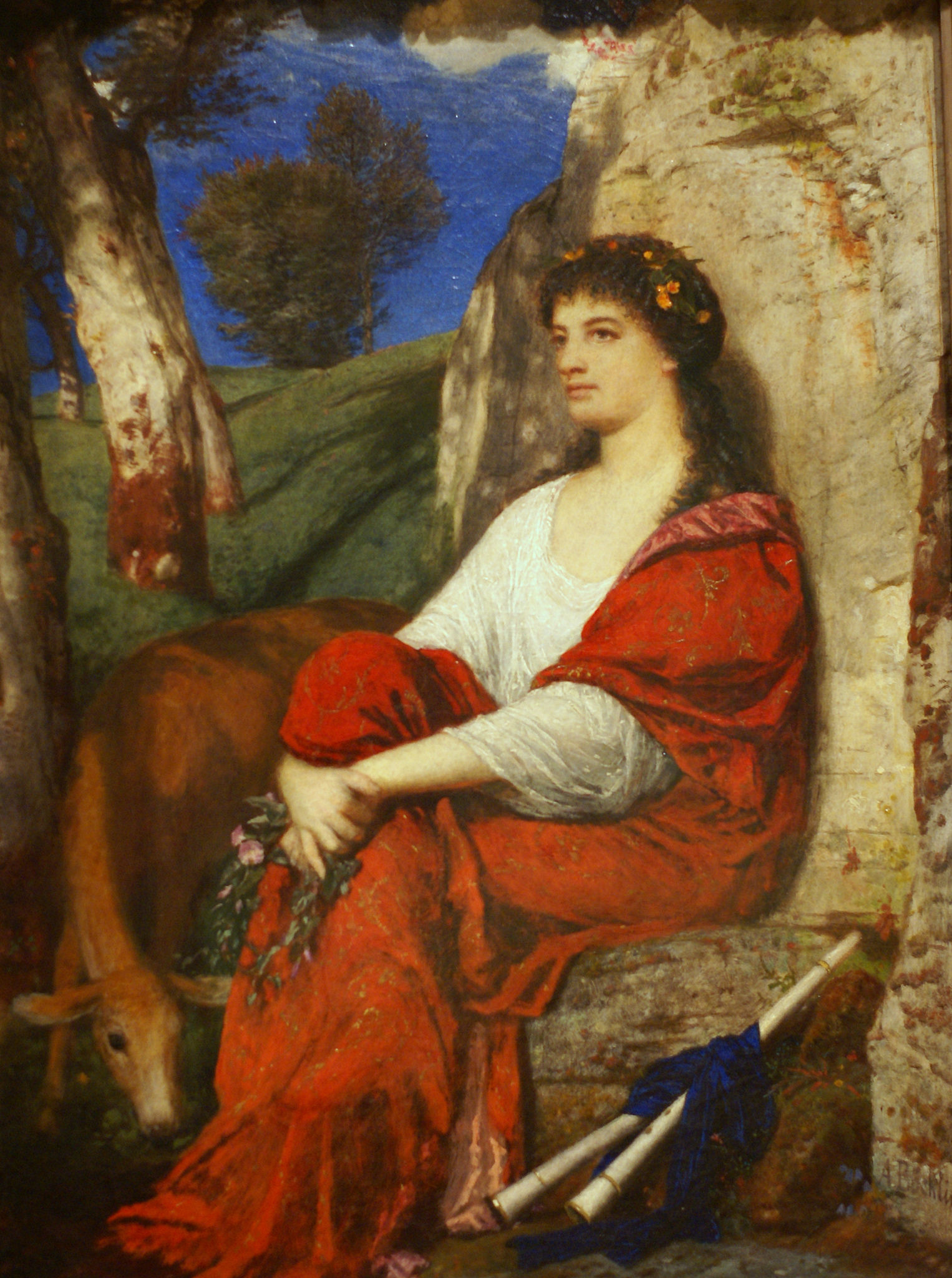 The Muse Euterpe by Arnold Böcklin