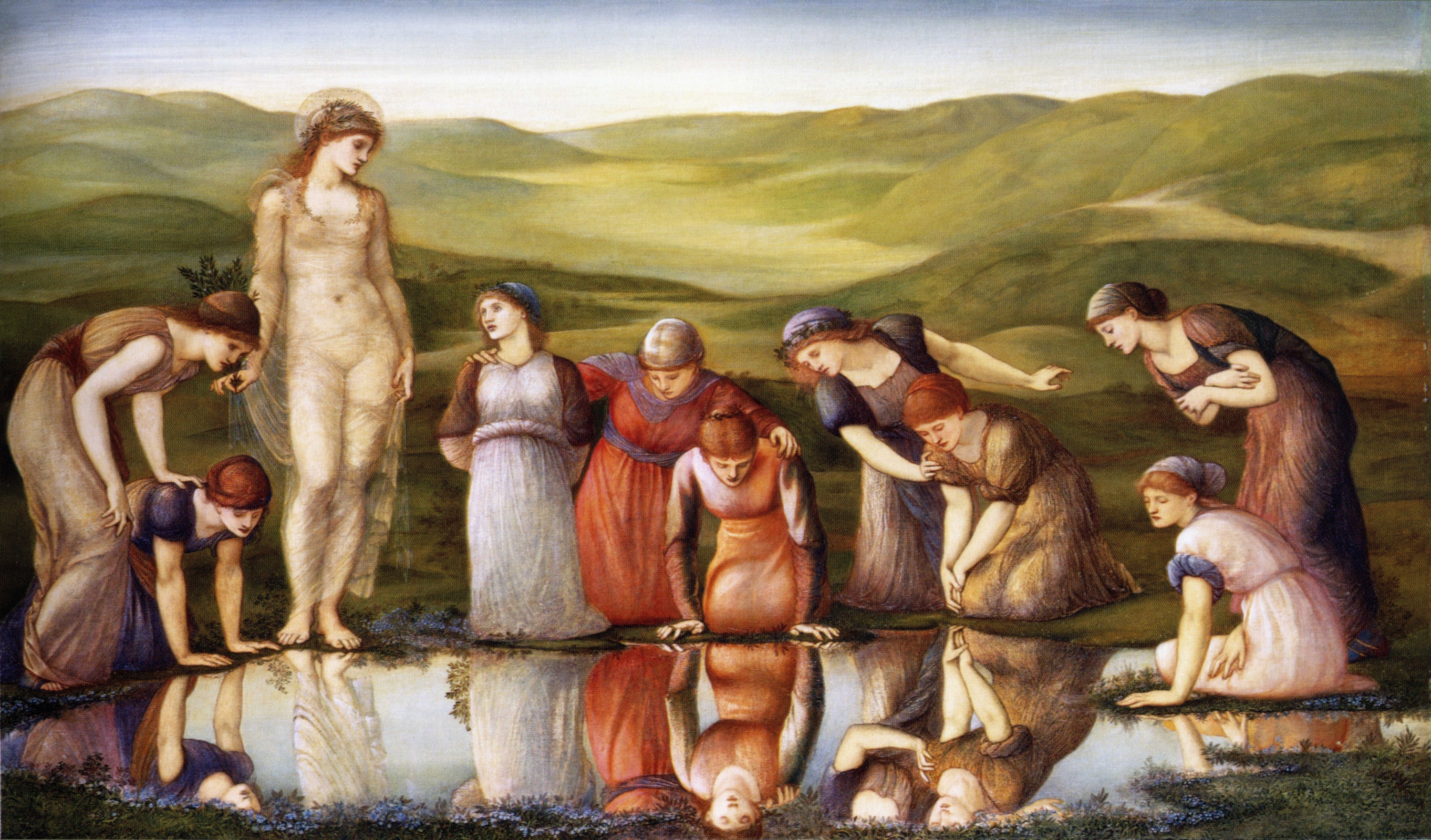 The Mirror of Venus, Edward Burne-Jones
