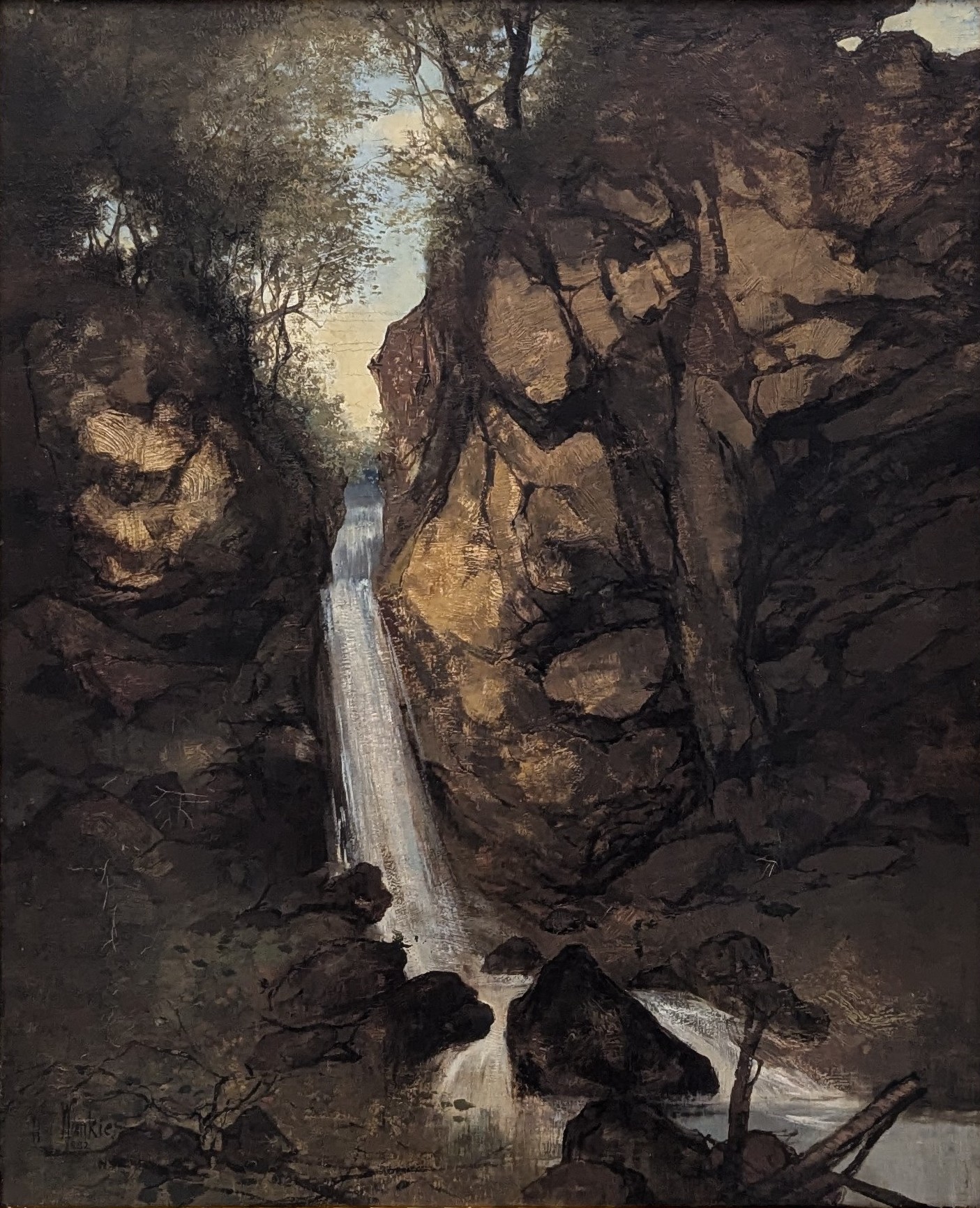 Wodospad by Władysław Wankie