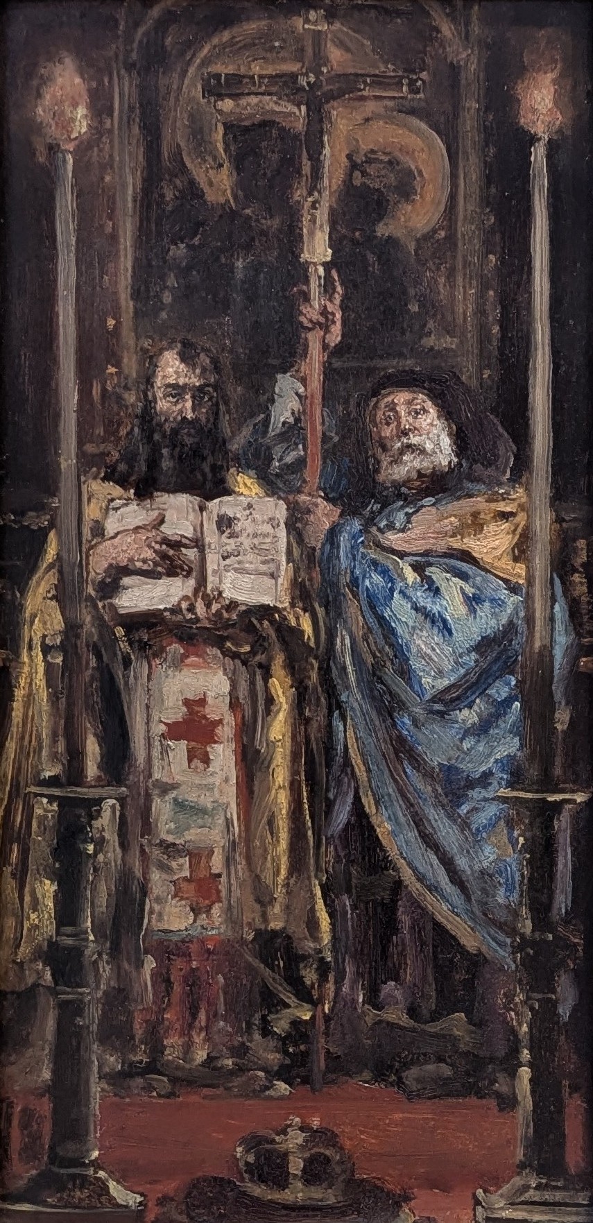 Św. Cyryl i św. Metody (szkic)  by Jan Matejko